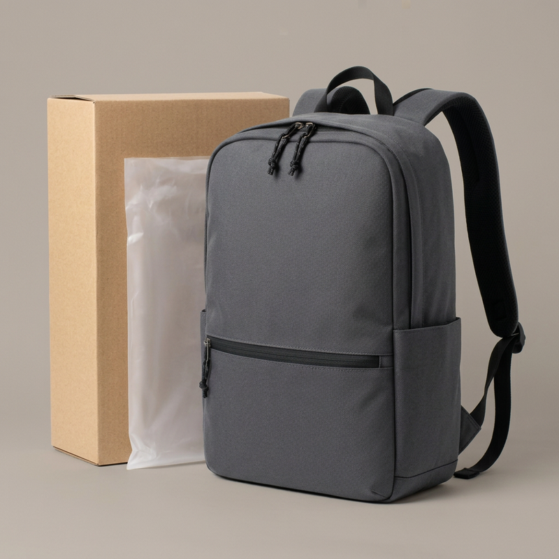 Charcoal Minimalist Commuter Backpack